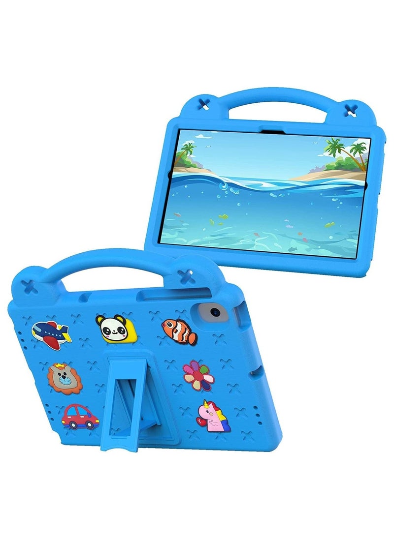 Kids Case Compatible with Samsung Galaxy Tab A8 10.5 Inch 2021 (SM-X200/X205/X207), Heavy Duty EVA Foam Shockproof Cover Kids Proof Case with Stand (Blue) - Image 4